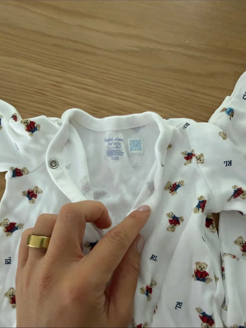 3 Ralph Lauren onesies (1 newborn 2 0-3months)
